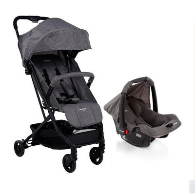 Carrinho de Passeio com Bebê Conforto TS Yupi Pró Cinza - Voyage