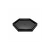Bandeja Candy Sextavada Preto 19cm