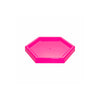 Bandeja Candy Sextavada Pink 19cm