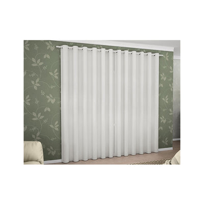 CORTINA BLACKOUT TECIDO CORTA LUZ BRANCA  1,80M X 2,00M ADOMES