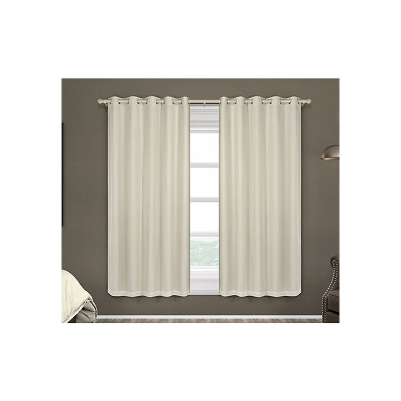 CORTINA VOIL COM CORTA LUZ 1,80 X 2,0M BEGE ADOMES