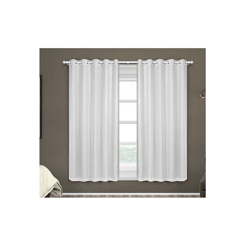 CORTINA VOIL COM CORTA LUZ 1,80 X 2,0M BRANCO ADOMES