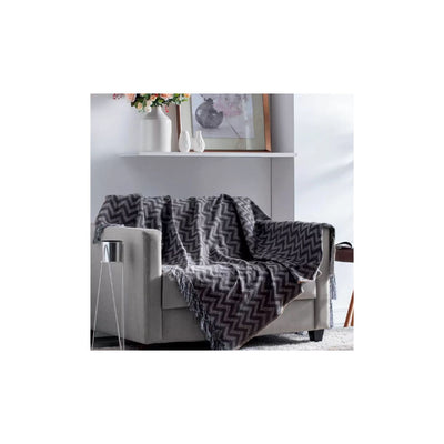 Manta para Sofá Jacquard Casa blanca Missioni Castor 1,70 x 1,40 - Adomes