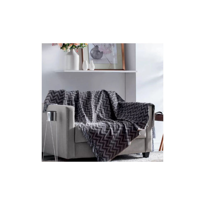 Manta para Sofá Jacquard Casa blanca Missioni Castor 1,70 x 1,40 - Adomes