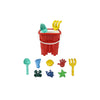 Kit Praia 10 Peças com Baldinho 21 cm