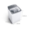 Máquina de Lavar Brastemp 12Kg branca com Ciclo Tira Manchas Advanced e Ciclo Antibolinha - BWK12AB • 110V