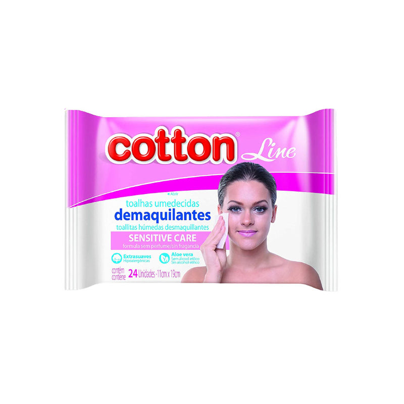 TOALHAS DEMAQUILANTES SENSITIVE CARE 24U