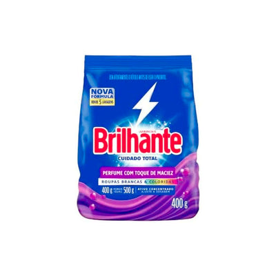 Detergente Brilhante em Pó Cuidado Total  400g