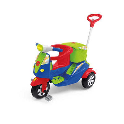 Triciclo Infantil Moto Uno Azul - Calesito