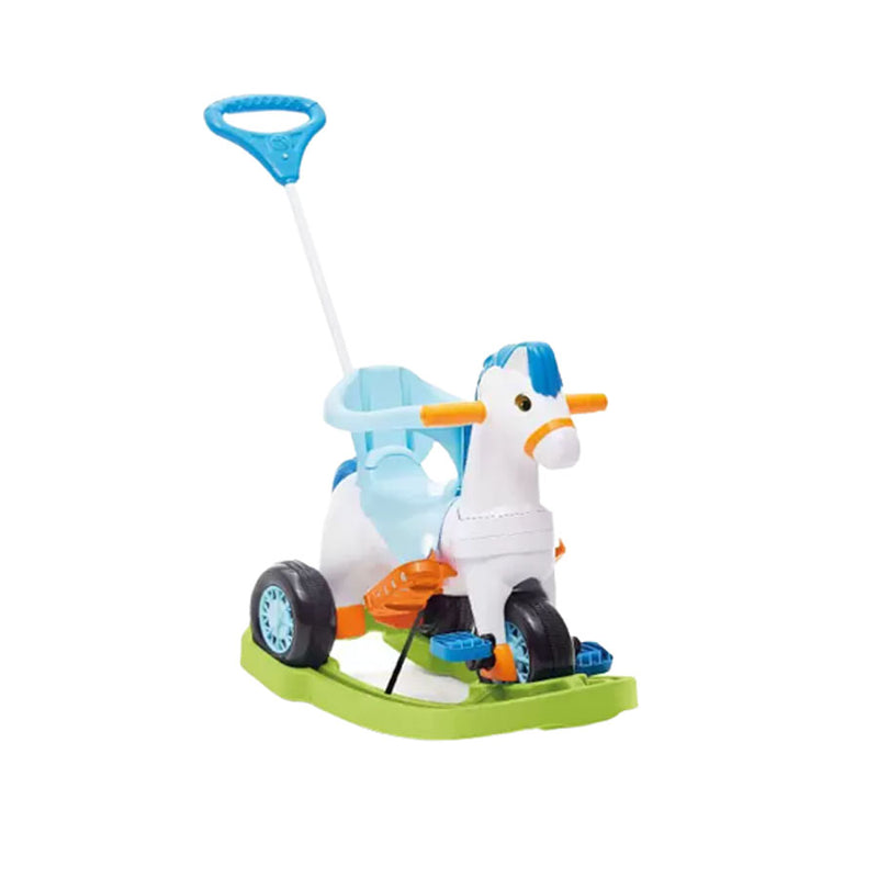 Triciclo Poponei Azul com Balanço - Calesita