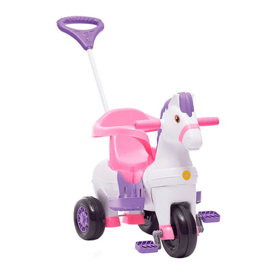 Triciclo Infantil Rosa Potó 2 em 1 - Calesita