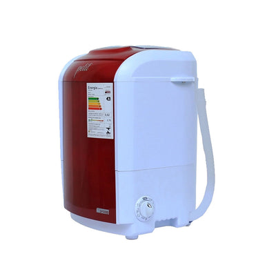 MINI LAVADORA DE ROUPAS VERMELHA PRAXIS PETIT 1,2KG 127V