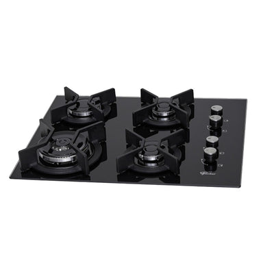 Fogão Cooktop Fischer 4 Bocas Tc Infinity Gás Mesa Vidro