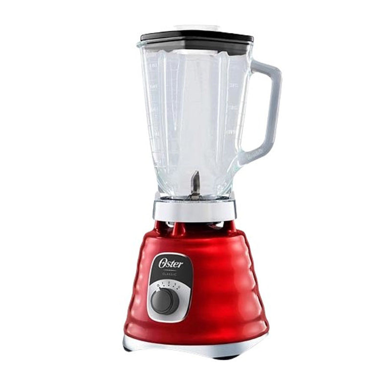 Liquidificador New Beehive Oster com 03 Velocidades e Jarra com 1,25 Litros Vermelho