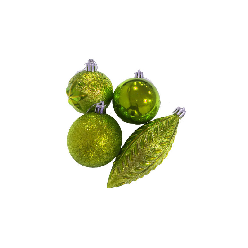 Bolas em Tubo 9cm Verde 12 Unidades