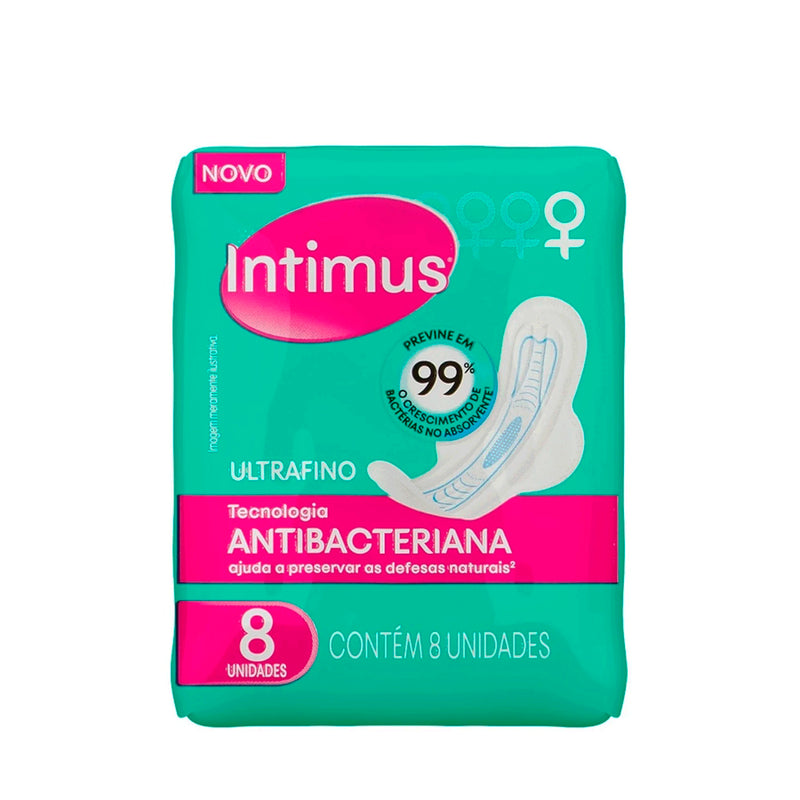 AbsorAbsorvente Intimus Ultrafino Com Abas - 8 Unidades