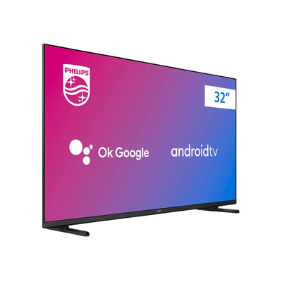 Smart Tv Philips 32 HD Google Assitente,Comando de Voz,Hdr,3 Hdmi,Wifi 5G,Bluetooth 5.0