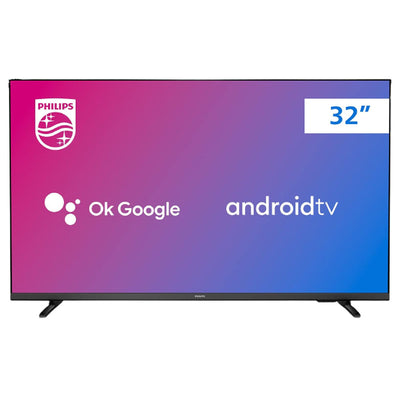Smart Tv Philips 32 HD Google Assitente,Comando de Voz,Hdr,3 Hdmi,Wifi 5G,Bluetooth 5.0
