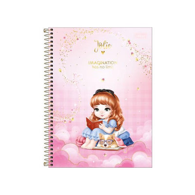 Caderno Universitário Jolie 1 Matéria 80 Folhas - Tilibra