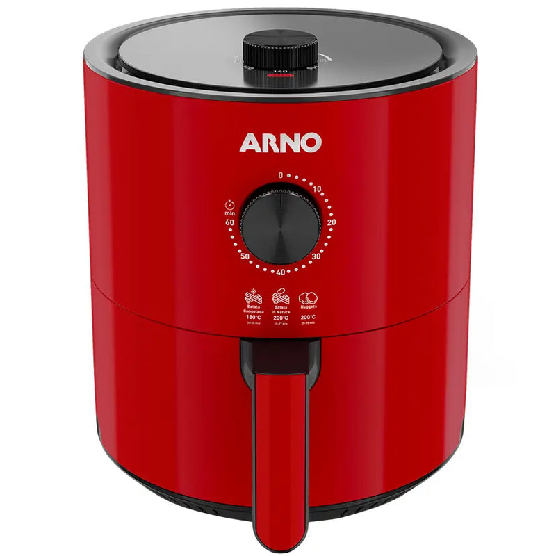 Fritadeira Elétrica Arno AirFry Ultra 4,2L 1620W com Sistema Hot Air - Vermelho - 110 Volts