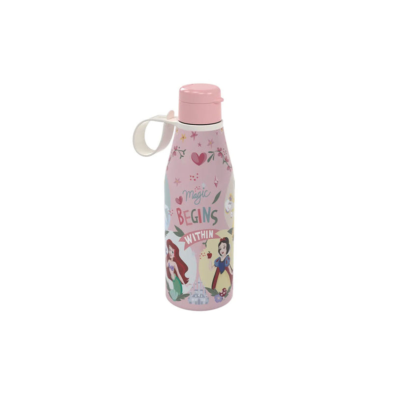 Garrafa Squeeze Princesas com Alça 530ml - Plasútil