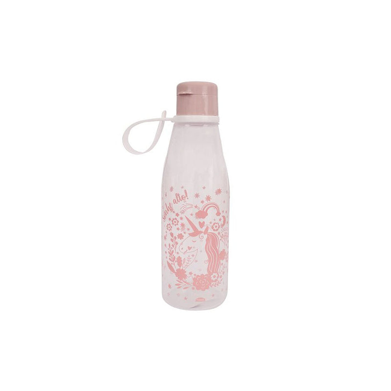 Garrafa Squeeze Unicórnio com Alça 530ml - Plasútil