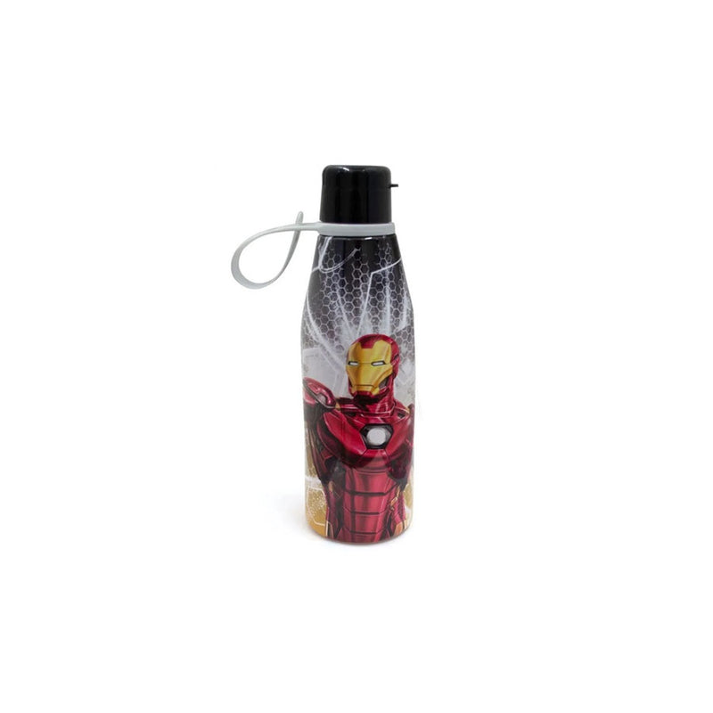 Garrafa Squeeze Homem de Ferro com Alça 530ml - Plasútil