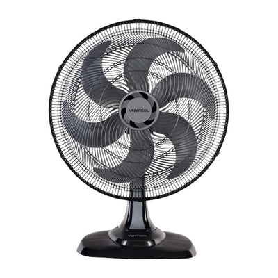 Ventilador de Mesa Ventisol  50cm Turbo 6 Pás Preto - 127V