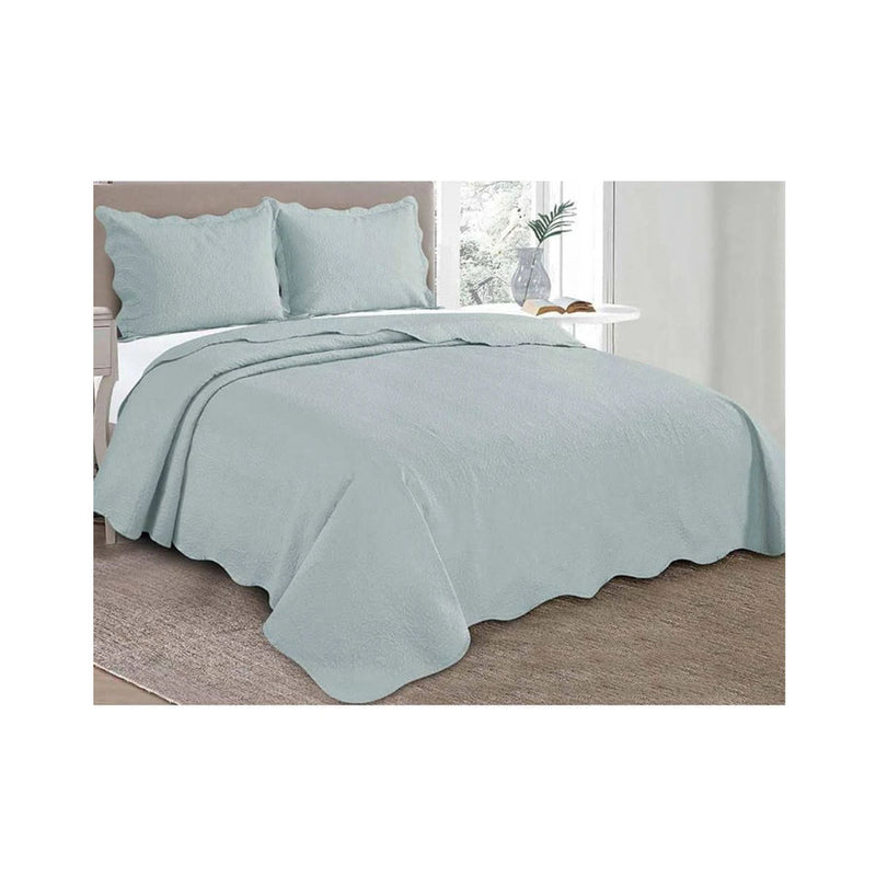 Jogo de Cama Mandi King 3 Peças 2,80X2,60 Camesa Azul