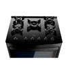 Fogão Consul 5 Bocas Automático Mesa de Vidro Dupla Chama - Preto