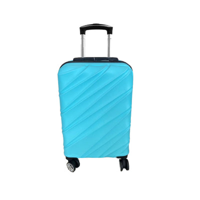 Mala de Viagem em ABS Com Trava e 4 Rodas 360 - Azul Bebê