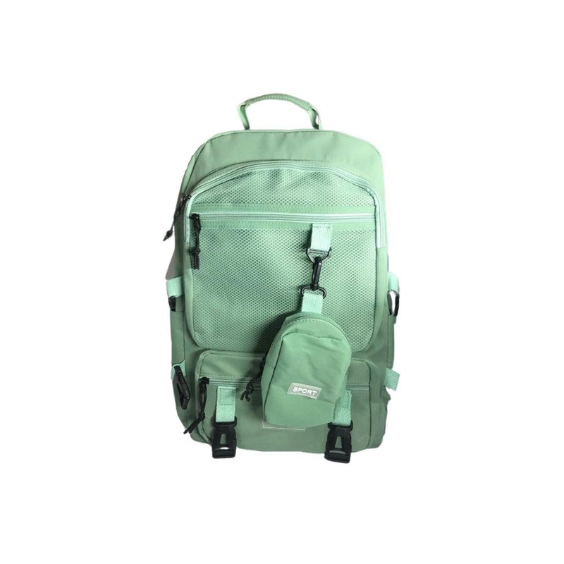 Mochila Escolar Sport Azul 43x30cm