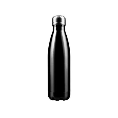 Garrafa térmica Mesclado Inox  Preta 500ml