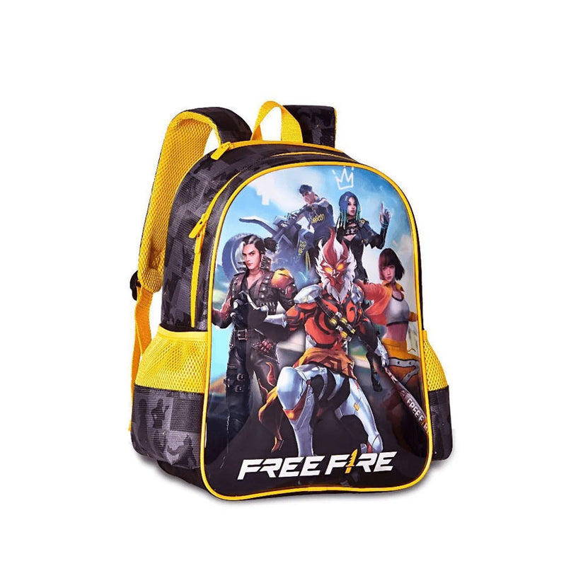 Mochila Infantil Escolar Free Fire Costas