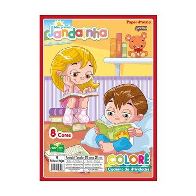 Caderno para Colorir com 48 Folhas - Jandainha