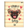 Caderno Brochura Universitário Pet Holic 80 Folhas Sortido - Jandaia