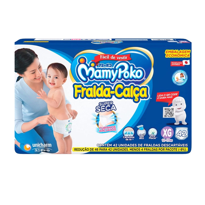 Fralda Calça Mamypoko Xg Com 42 Unidades