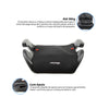 ASSENTO DE ELEVAÇÃO INFANTIL PARA CARRO 15-36 KG BOOSTER VIBE PRETO
