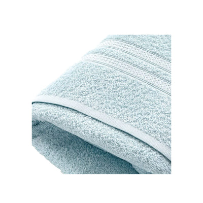 Toalha Banho Priori Listras Dohler Azul Celeste 65cm x 1,30m