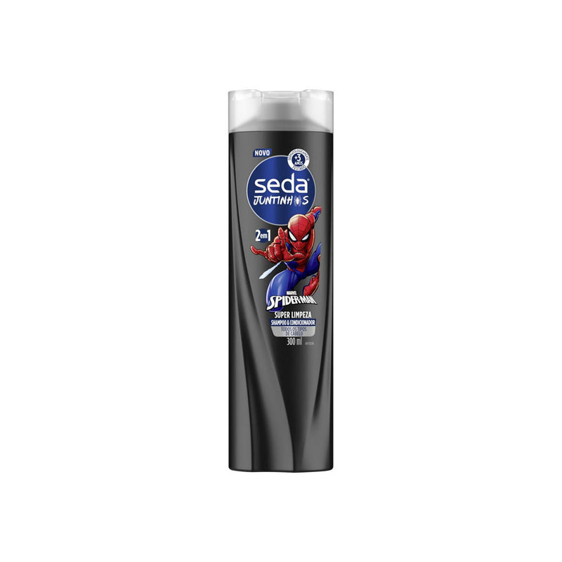 Shampoo 2 em 1 Seda Juntinhos Spider-Man 300ml