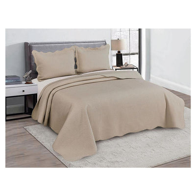Colcha Bullet King 280x260 Bege