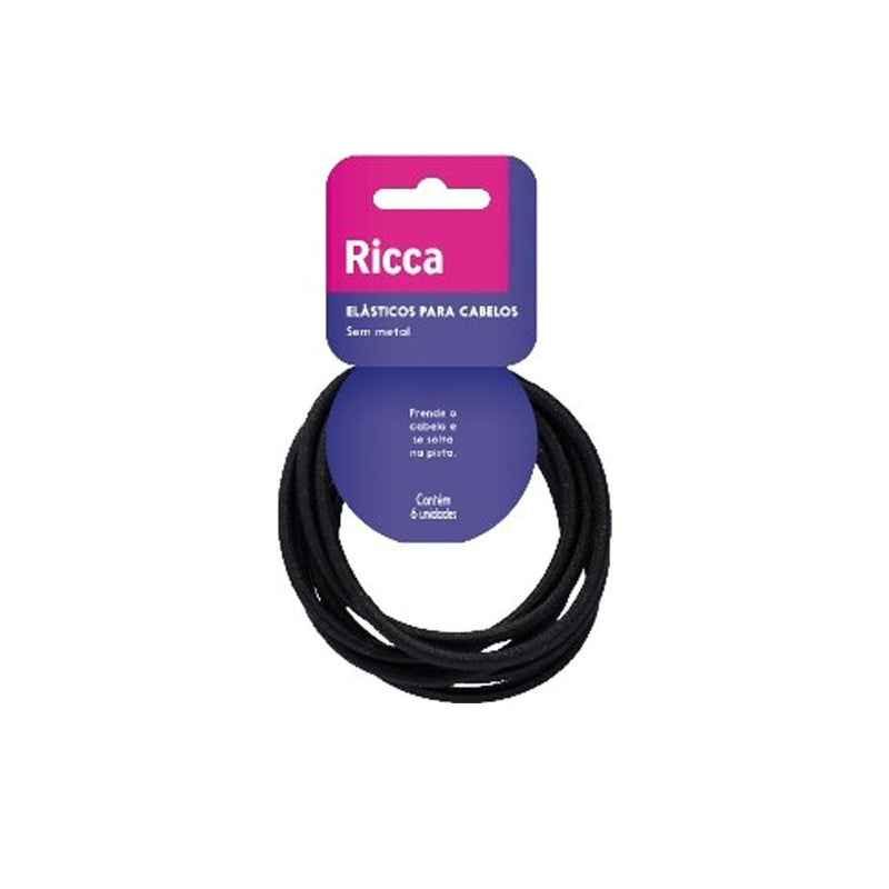 Elásticos Volume Hair Black Ricca