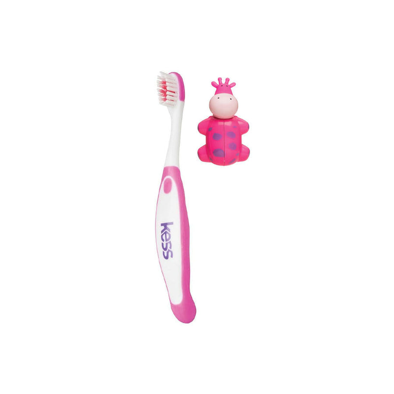 Escova Dental Infantil Steps Com Capa Protetora - Kess