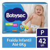 Fralda Babysec Ultrasec Mega Galinha Pintadinha P com 42 unidades