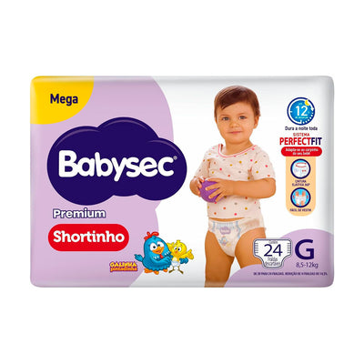 Fralda Babysec Galinha Pintadinha Pants Mega G Com 24 Fraldas