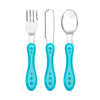Kit Talheres em inox Estrelinha Azul  - Buba