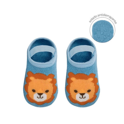 Buba Meia Sapatilha Antiderrapante Leao - M