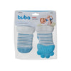 Meia Com Mordedor Massageador De Gengiva Silicone Azul - Buba