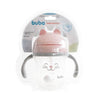 Copo com alça gatinho rosa com canudo -  Buba