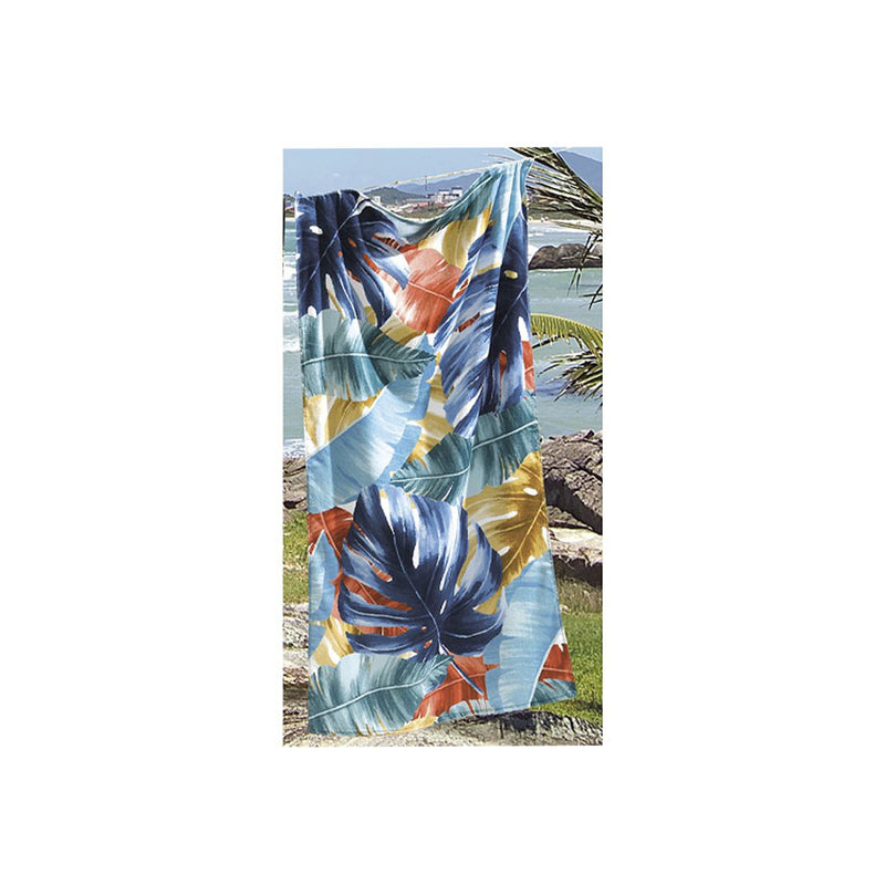 Toalha Praia 76 x 1,52 cm  Velour Tropical 03
